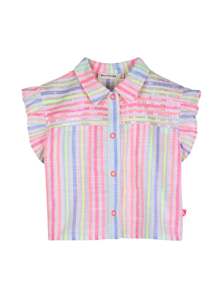 Multi-color gestreepte bloes BillieBlush