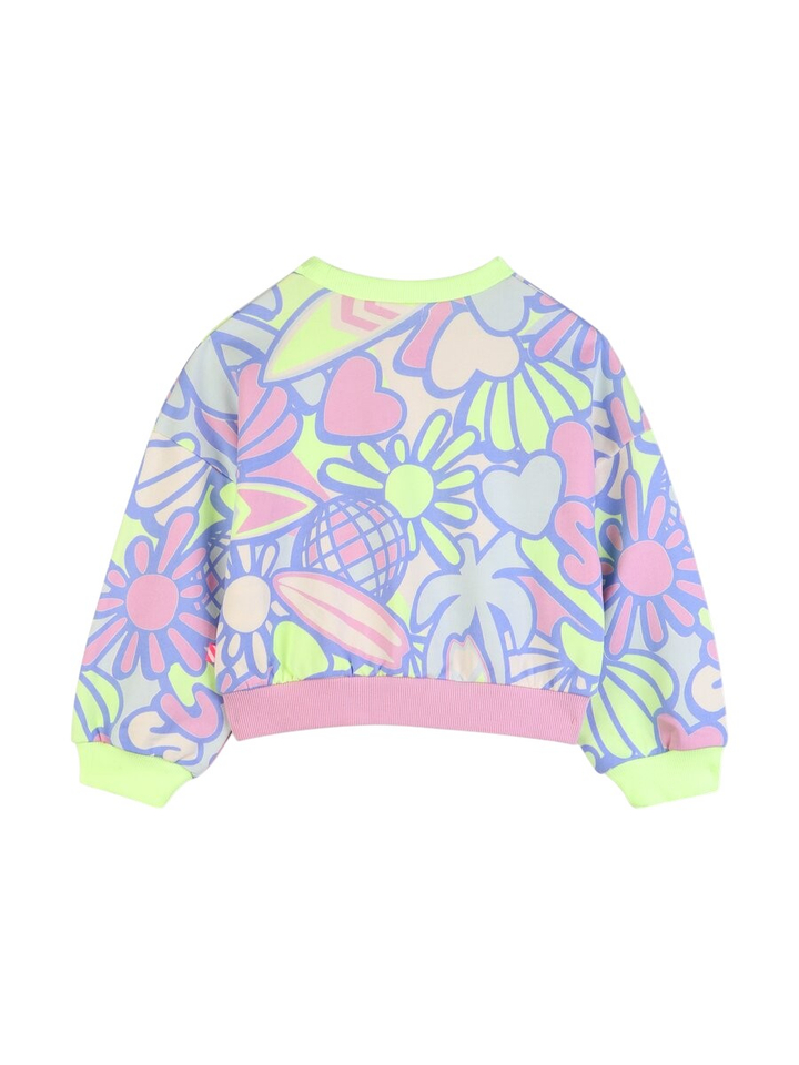 Multicolor sweater met print Billieblush