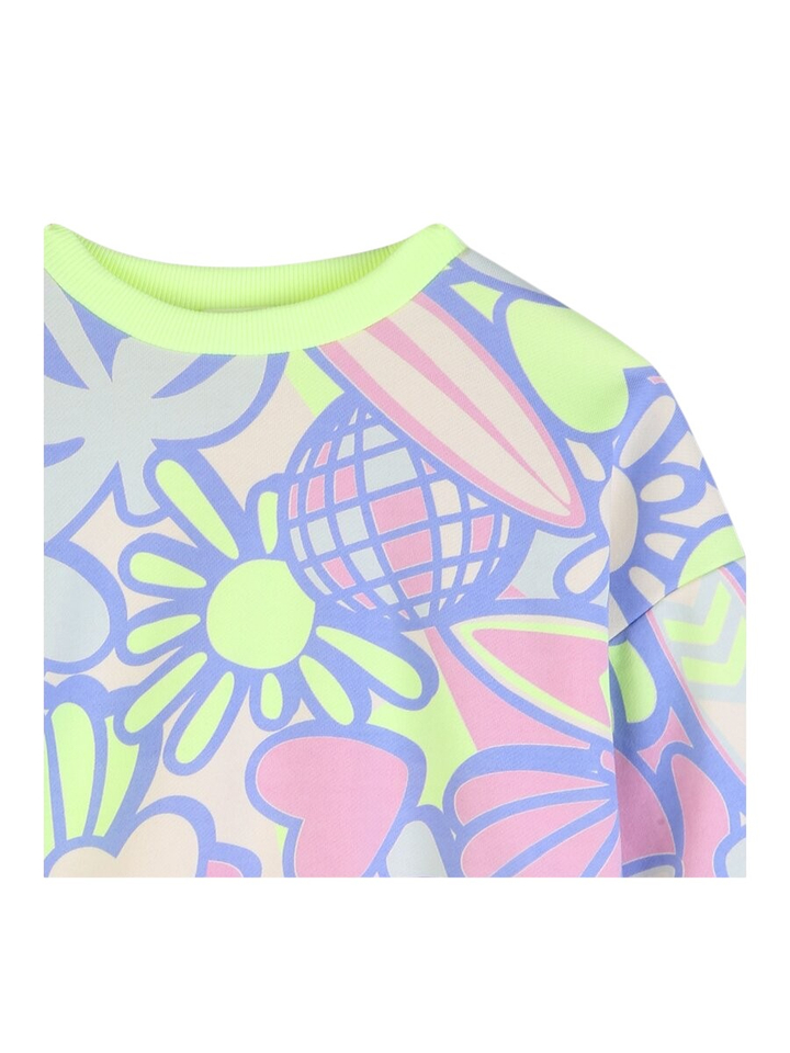Multicolor sweater met print Billieblush