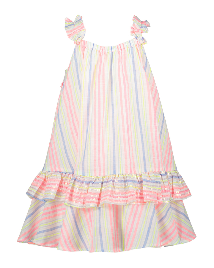 Multicolor gestreepte jurk Billieblush