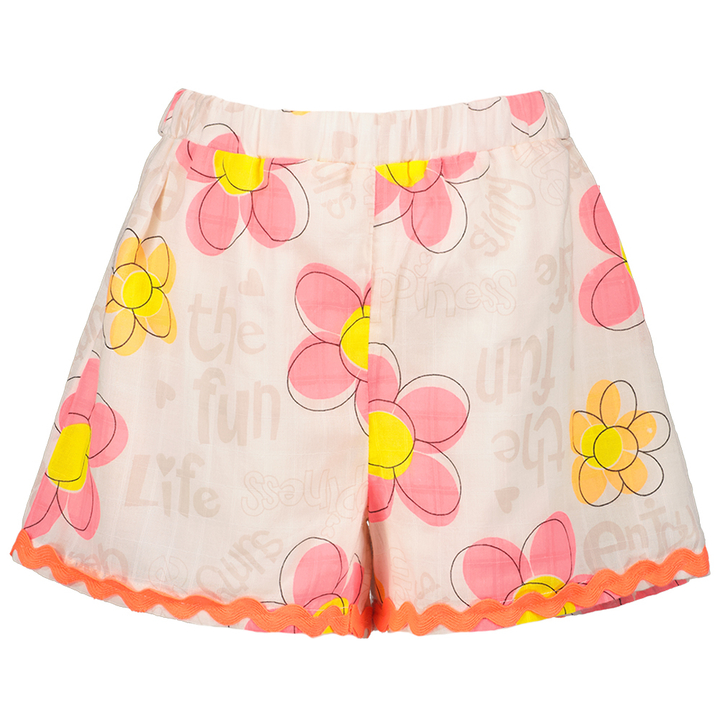 Roze short in bloemenprint Billieblush