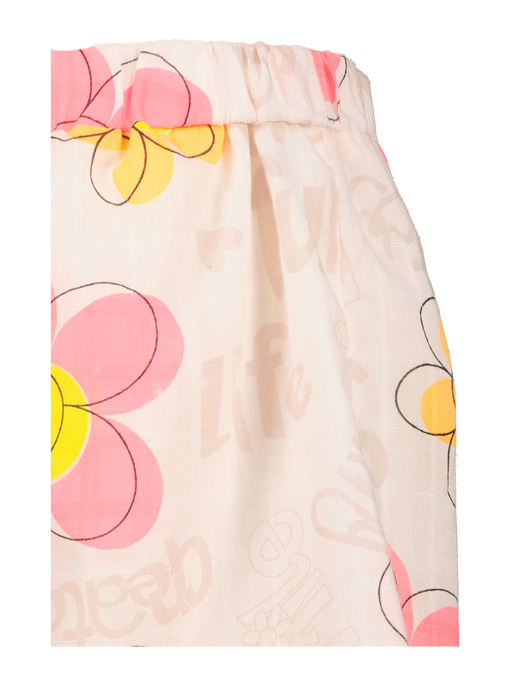 Roze short in bloemenprint Billieblush