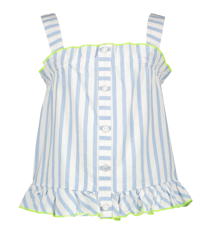 Blauywe gestreepte top Billieblush 