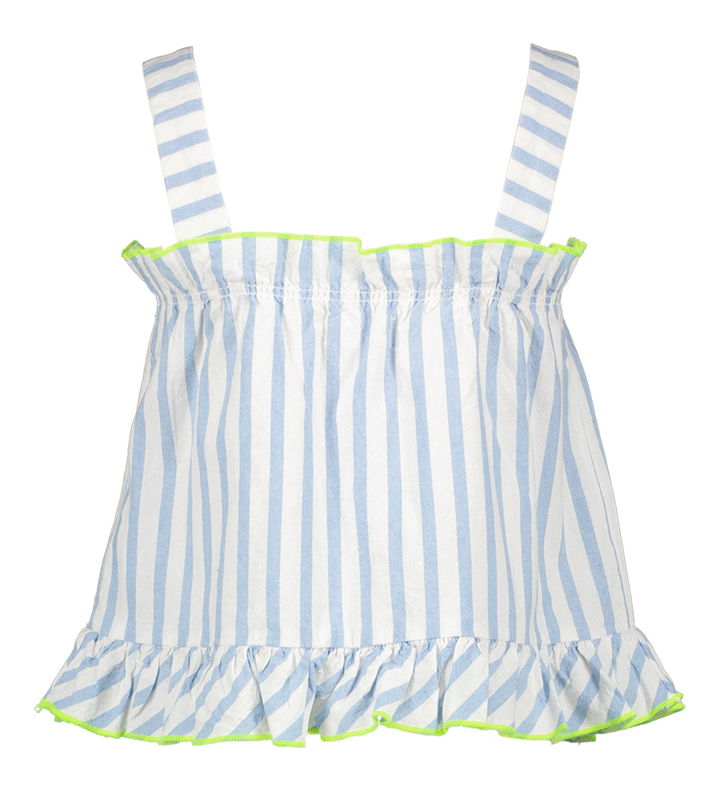 Blauywe gestreepte top Billieblush 
