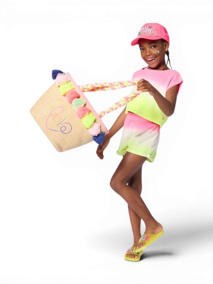 Multicolor shortje in badstof Billieblush