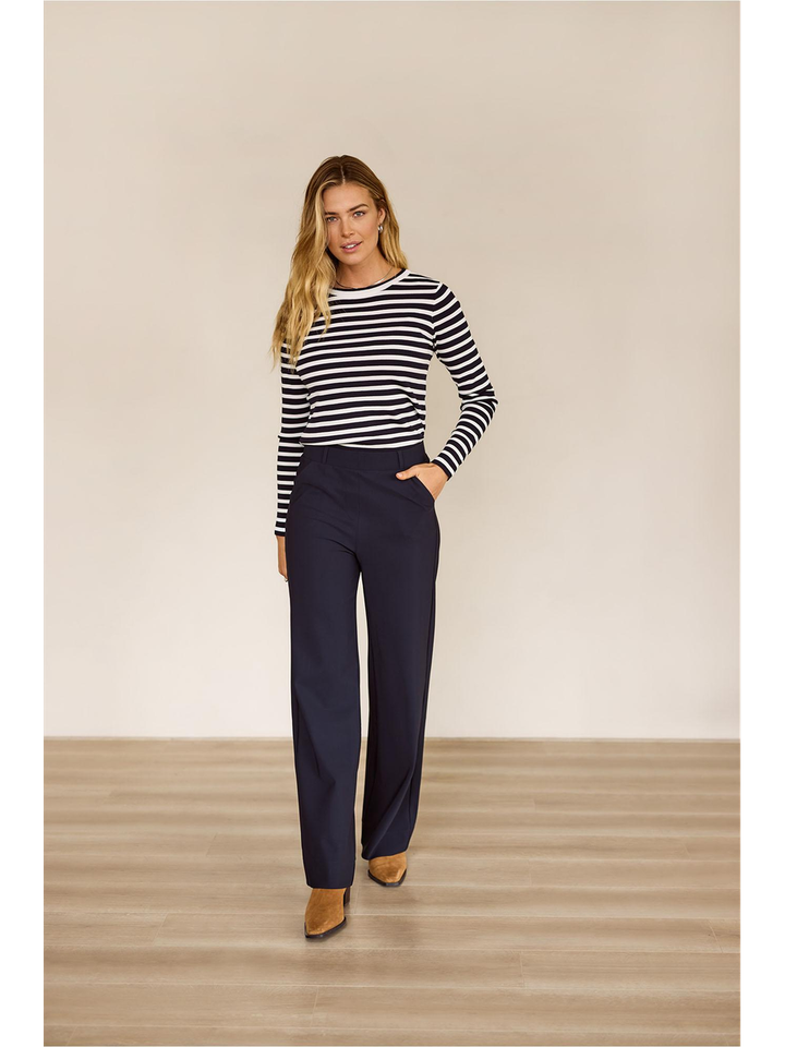 Zwarte wijde broek Lexie Studio Anneloes