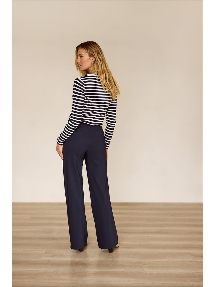 Zwarte wijde broek Lexie Studio Anneloes