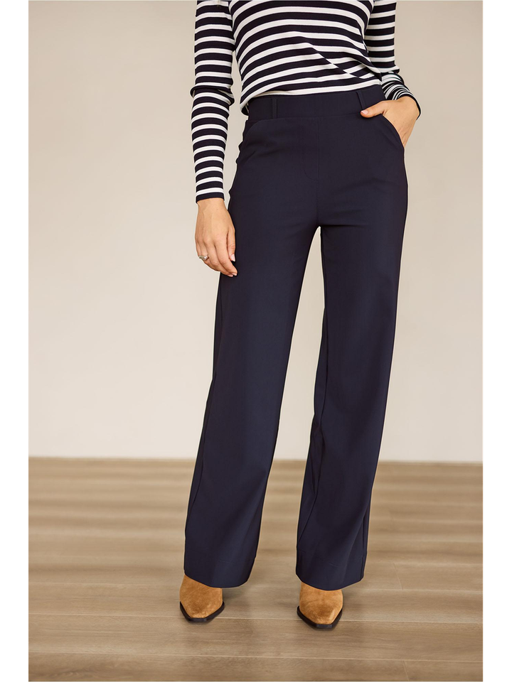 Zwarte wijde broek Lexie Studio Anneloes