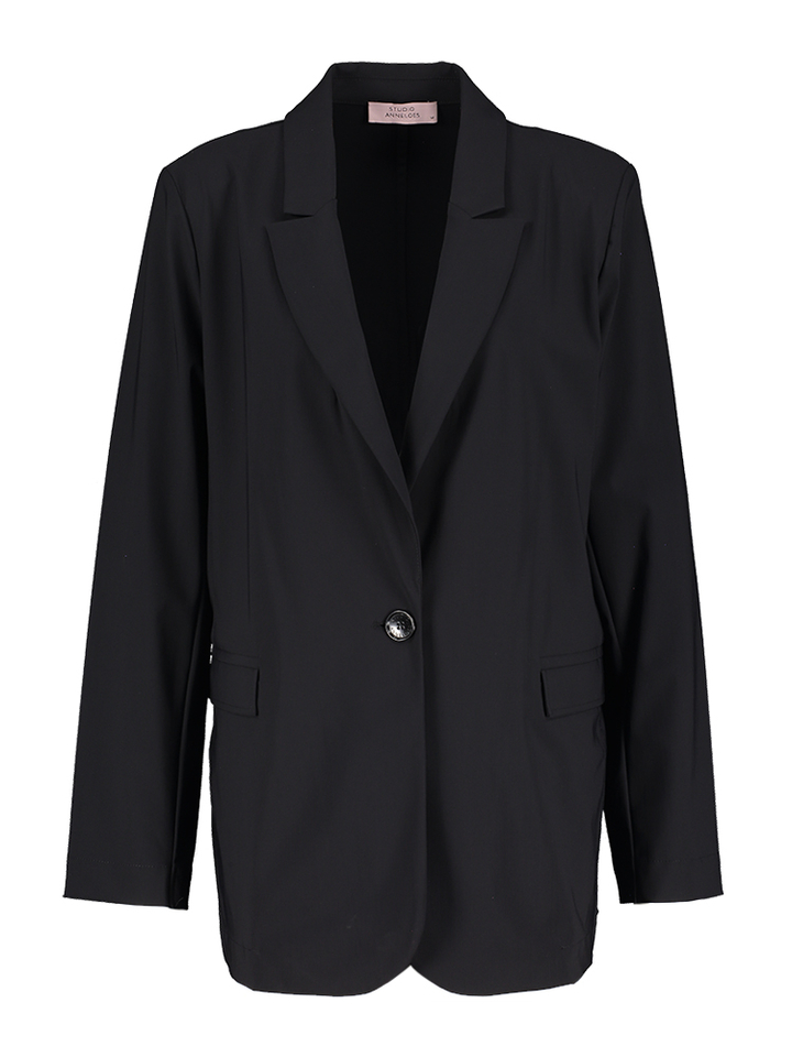 Zwarte blazer Fran Studio Anneloes
