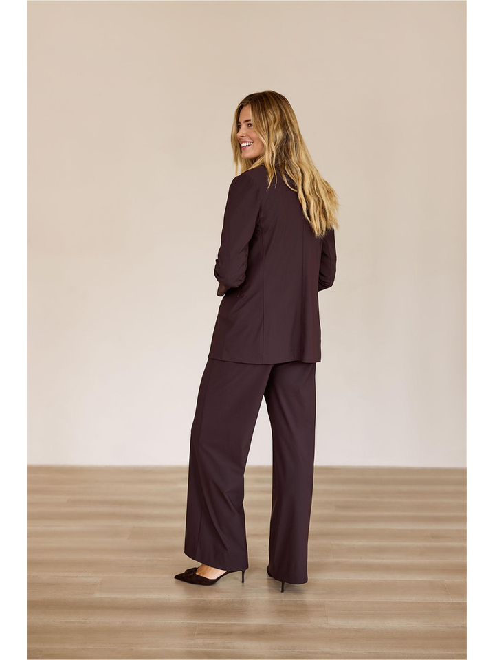Bruine geklede blazer Fran Studio Anneloes