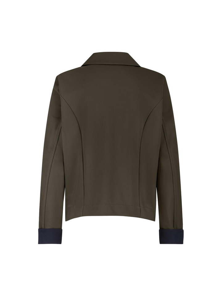 Army kleurige blazer Hilly Studio Anneloes