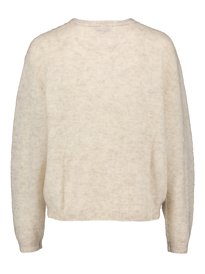 Beige gilet met knoopsluiting Bibi Studio Anneloes 