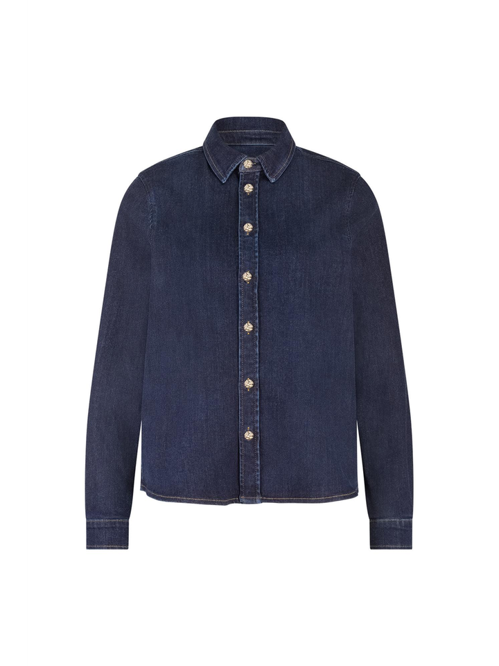 Blauwe jeansbloes Reyna Studio 