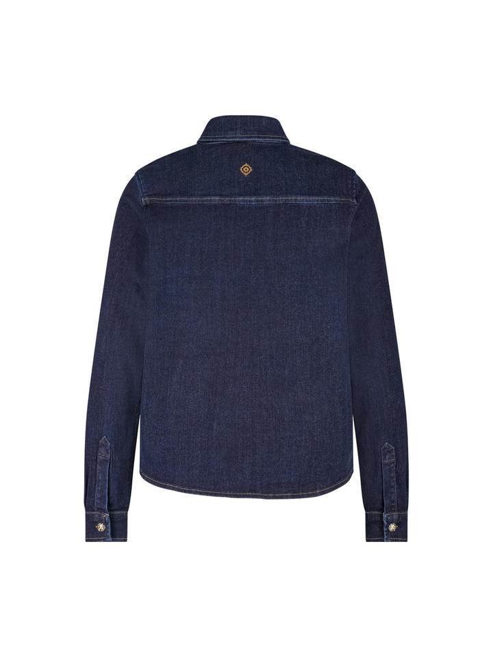 Blauwe jeansbloes Reyna Studio 