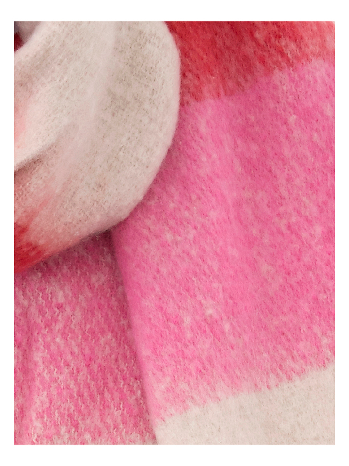 Multi- color sjaal met ruffle Nu tonie Numph