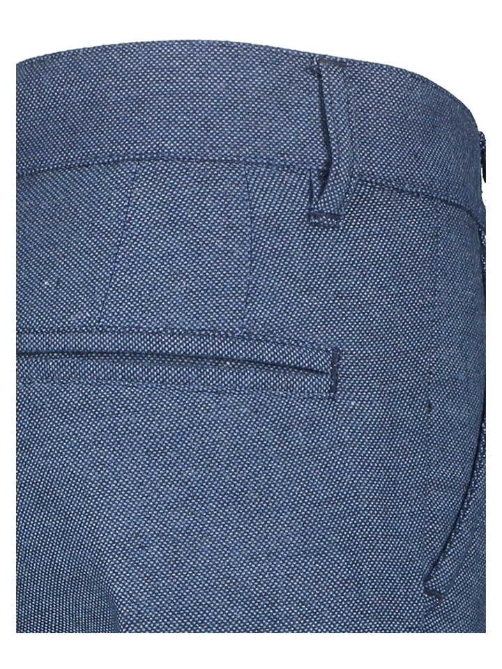 Blauwe geklede broek Pepijn D-lux