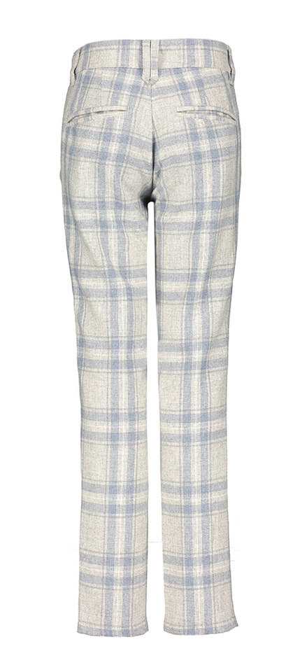 Blauwe grijze geruite broek Preston D-Lux