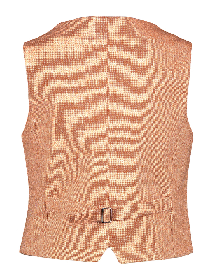 Roest kleurige geklede ondervest Gilles D-lux