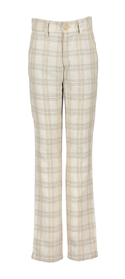 Beige geruite broek Pax D-Lux