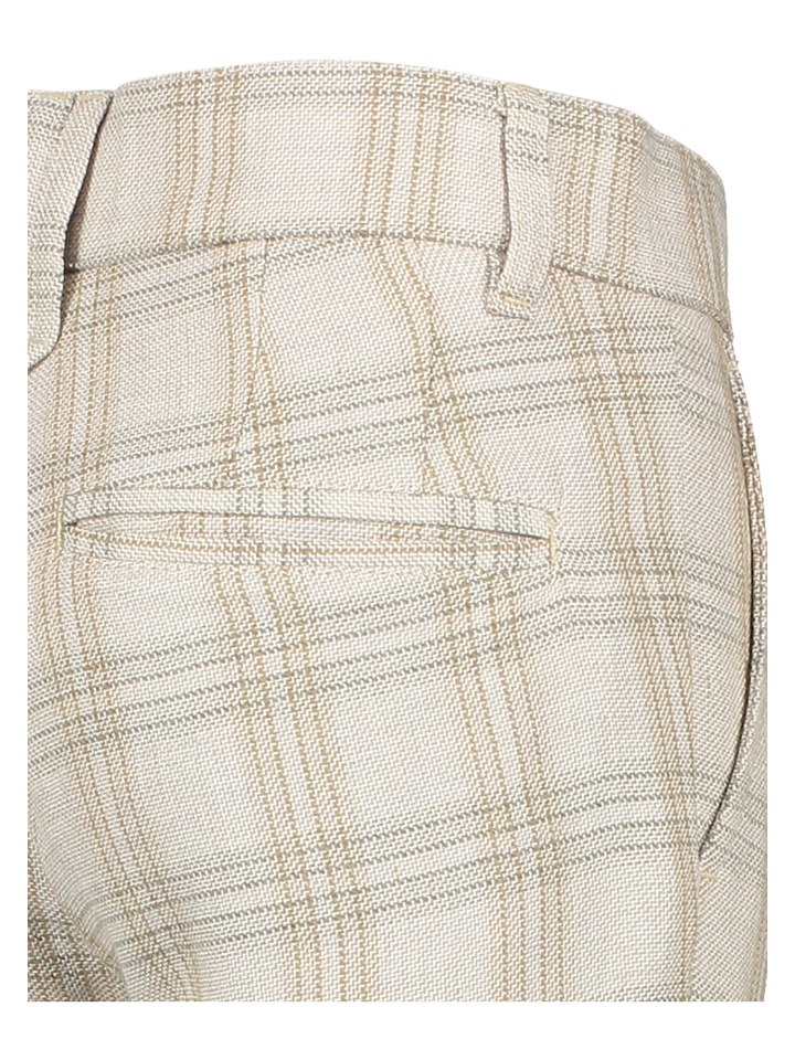 Beige geruite broek Pax D-Lux