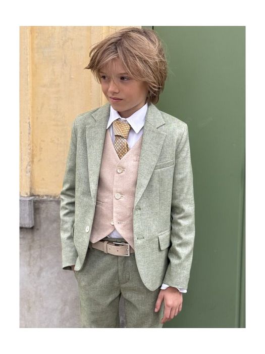 Groene geklede blazer Bent D-lux