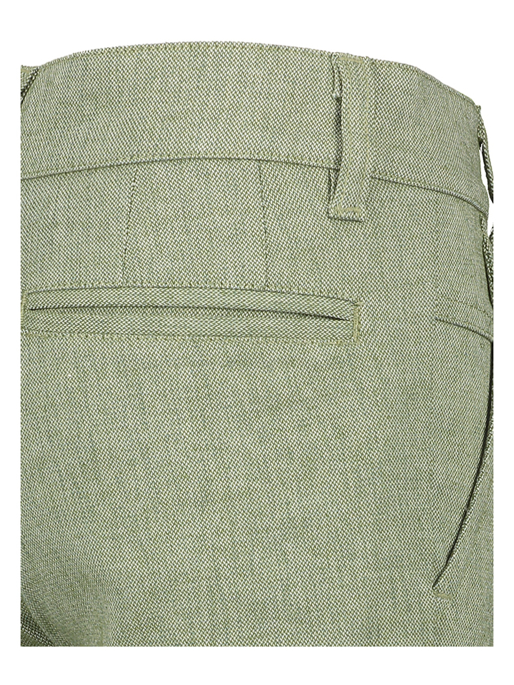 Groene short van katoen en linnen Daan D-lux