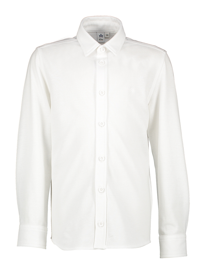 Wit katoenen hemd Cas D-lux