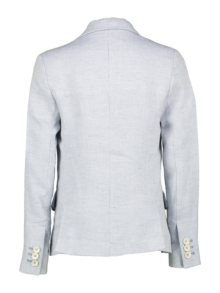 Blauwe linnen blazer Bruce D-lux