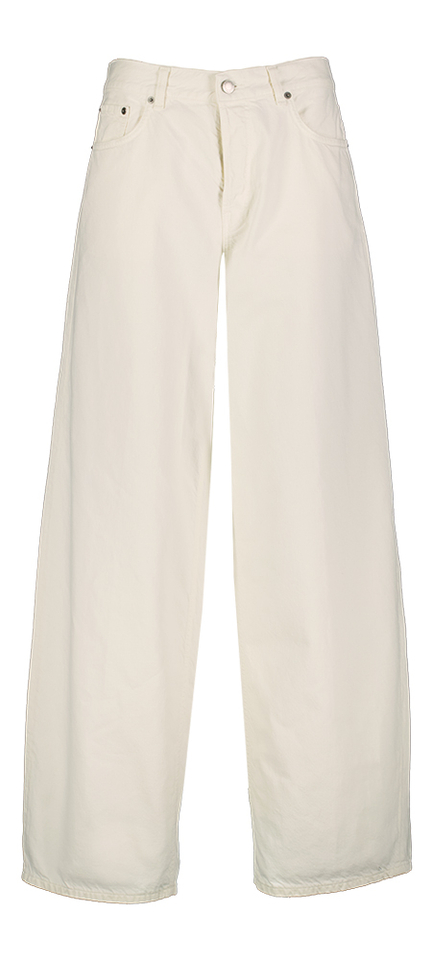 Creme kleurige loose fit jeans Bethany Twill