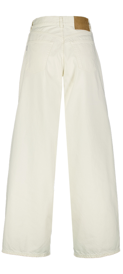 Creme kleurige loose fit jeans Bethany Twill
