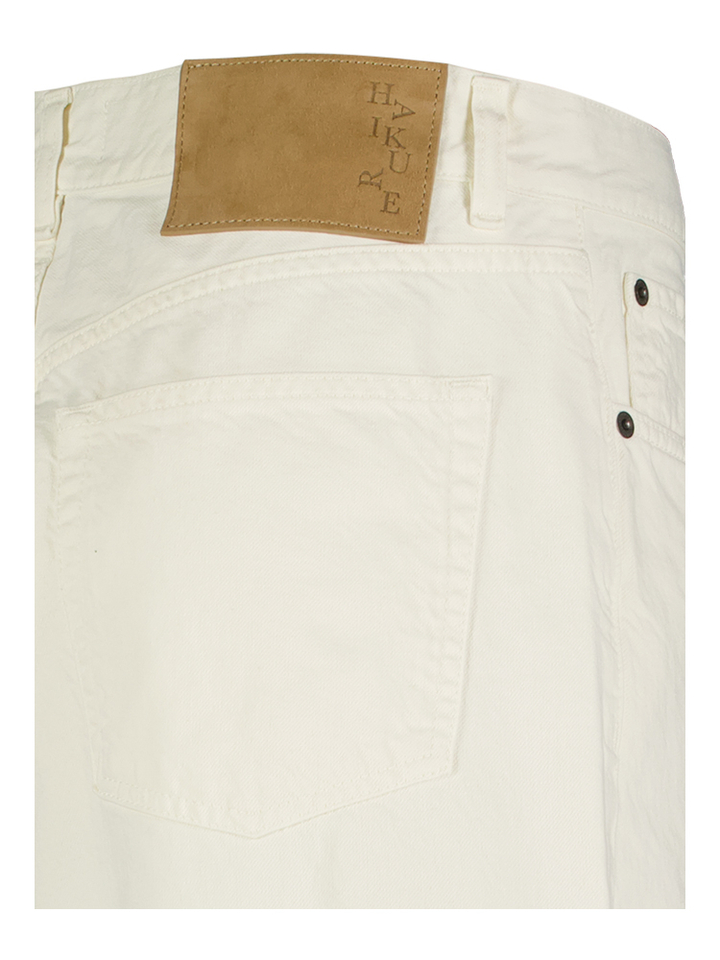 Creme kleurige loose fit jeans Bethany Twill