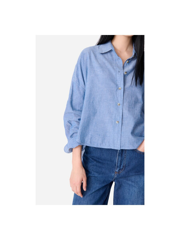 Blauwe bloes korte mouw Bobby Vanessa Bruno