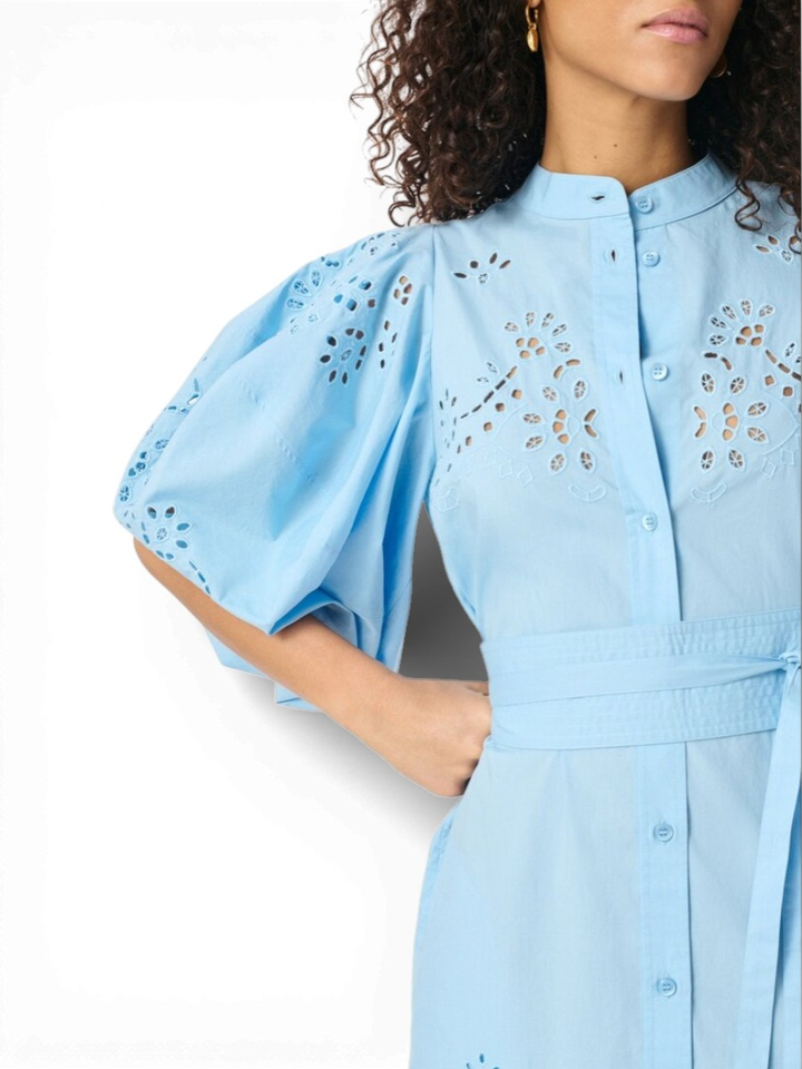 Blauwe jurk Flora Vanessa Bruno 