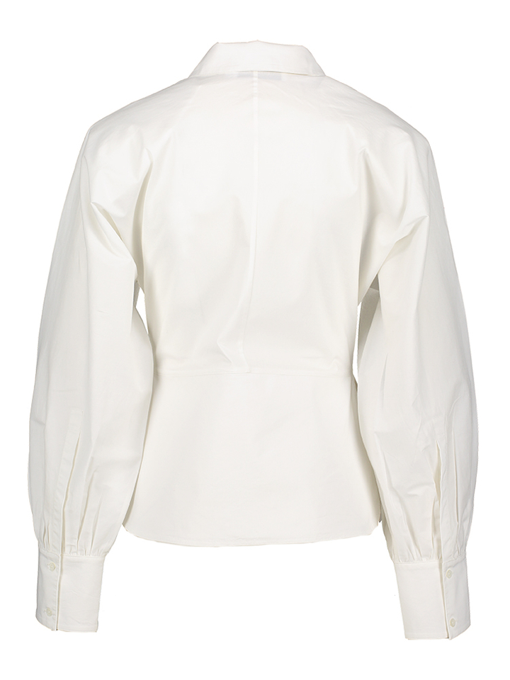 Witte bloes met split Janine Iro 