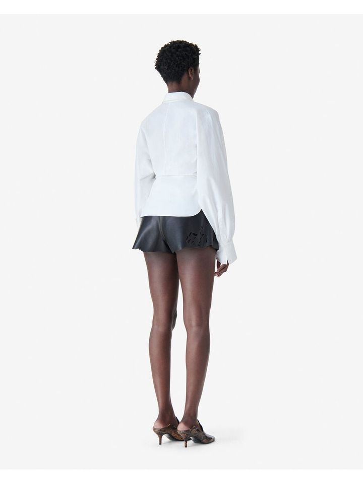Witte bloes met split Janine Iro 