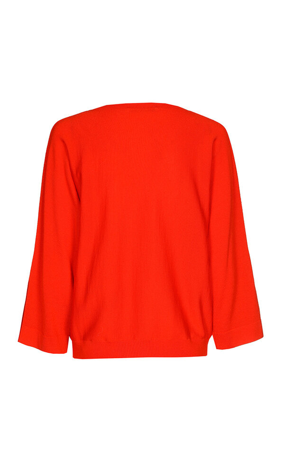 Rode trui met ronde hals Zia Xandres