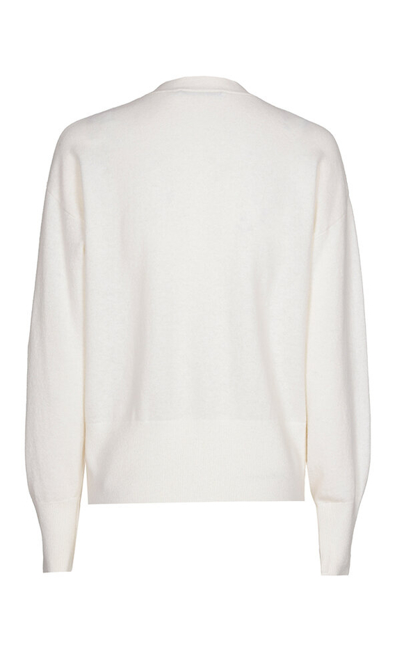 Witte cardigan met knopen Aloys Xandres
