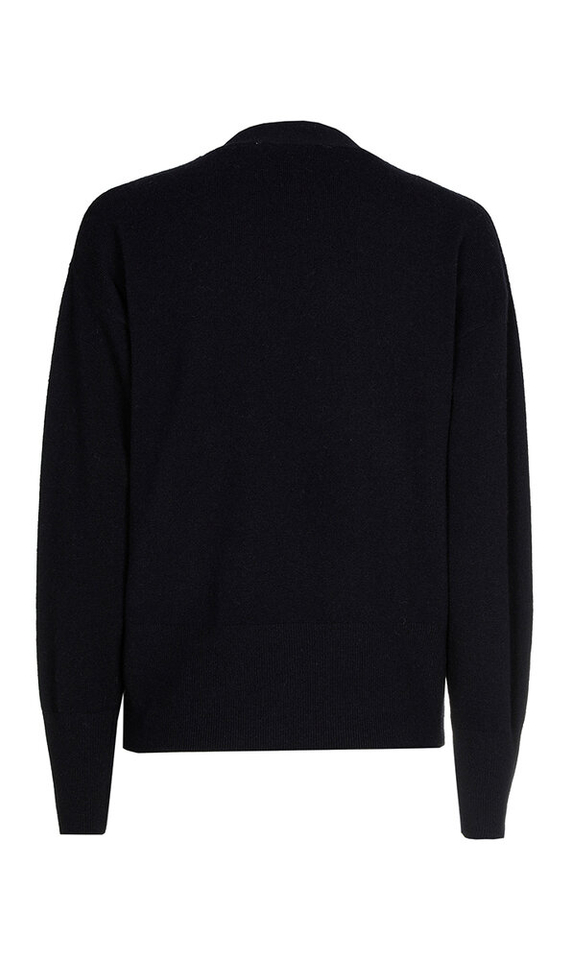 Donkerblauwe wollen cardigan Aloys Xandres