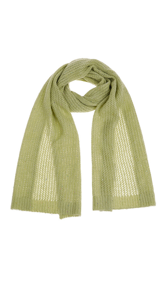 Groene sjaal met pailletten  Almin Xandres 