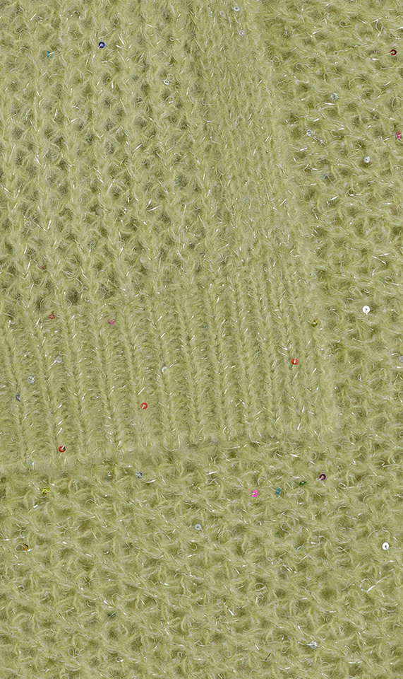 Groene sjaal met pailletten  Almin Xandres 