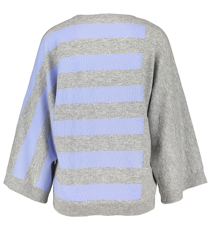 Grijs met blauw gestreepte trui Arnoud Xandres