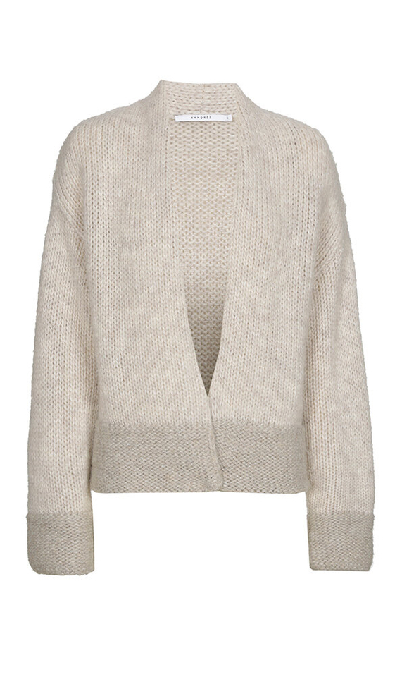 Beige losvallende gilet Aldo Xandres