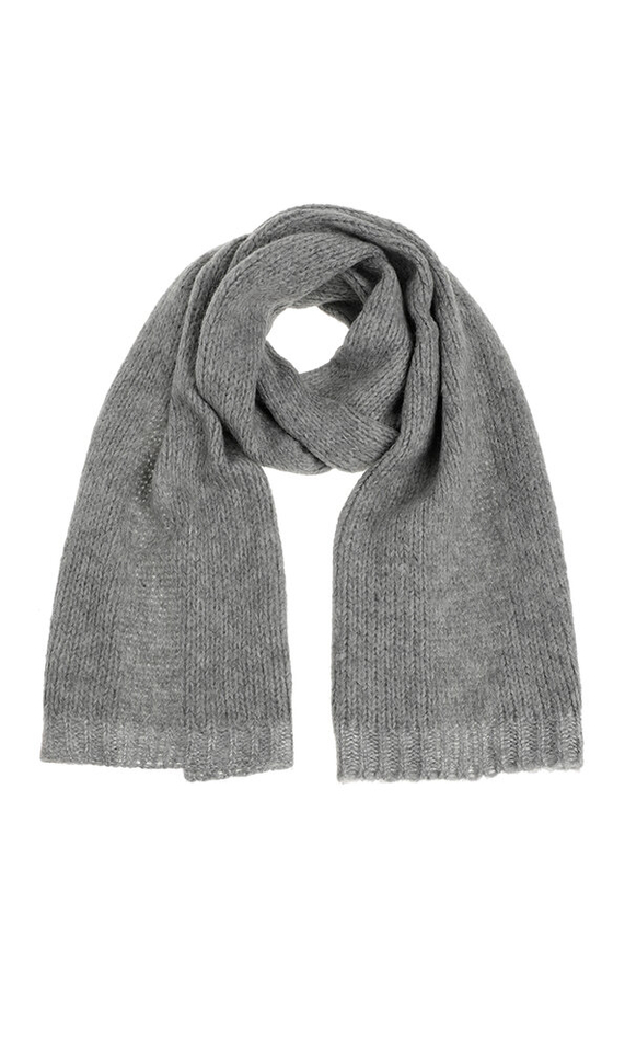 Grijze wollen sjaal Arana Xandres