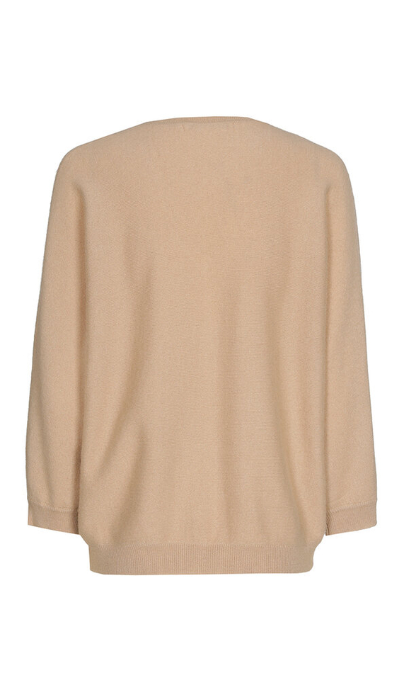 Oudroze trui met v-hals Kobe Xandres 