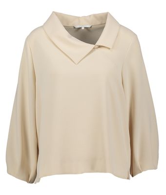 Beige klassieke blouse holkje Xandres
