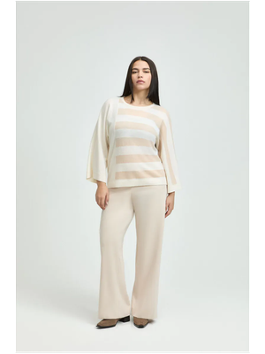 Creme kleurige broek Phocas Plat Xandres