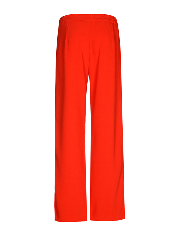 Roze wijde broek met elastiek Phocas Xandres 