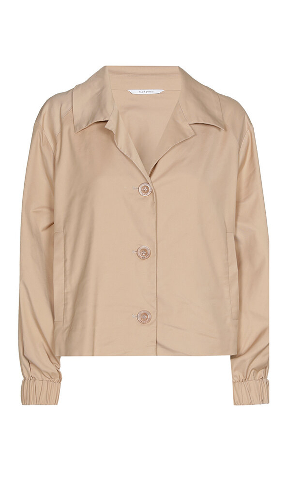 Beige bloes met kraag Hockney Xandres