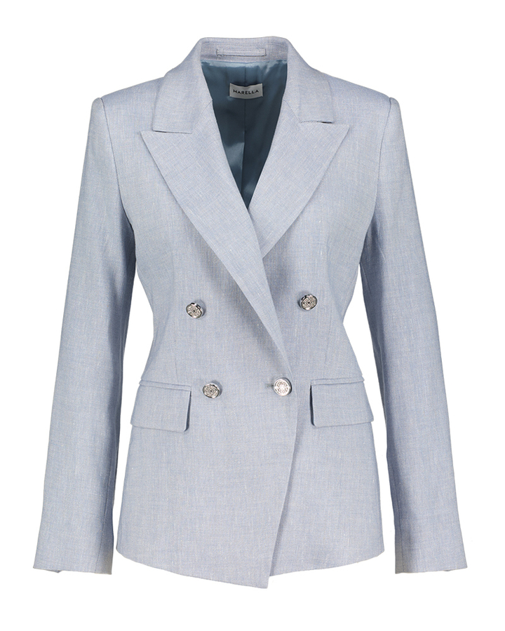 lichtblauwe blazer Bussola double breasted