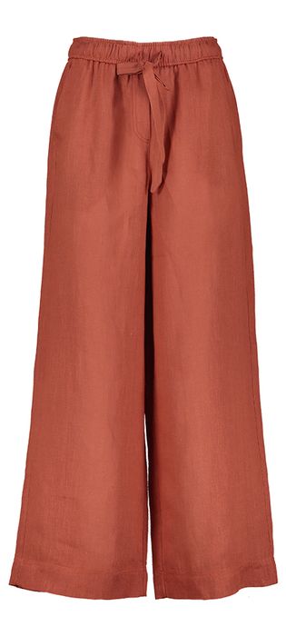 Bordeaux linnen broek Mls Uomo Marella